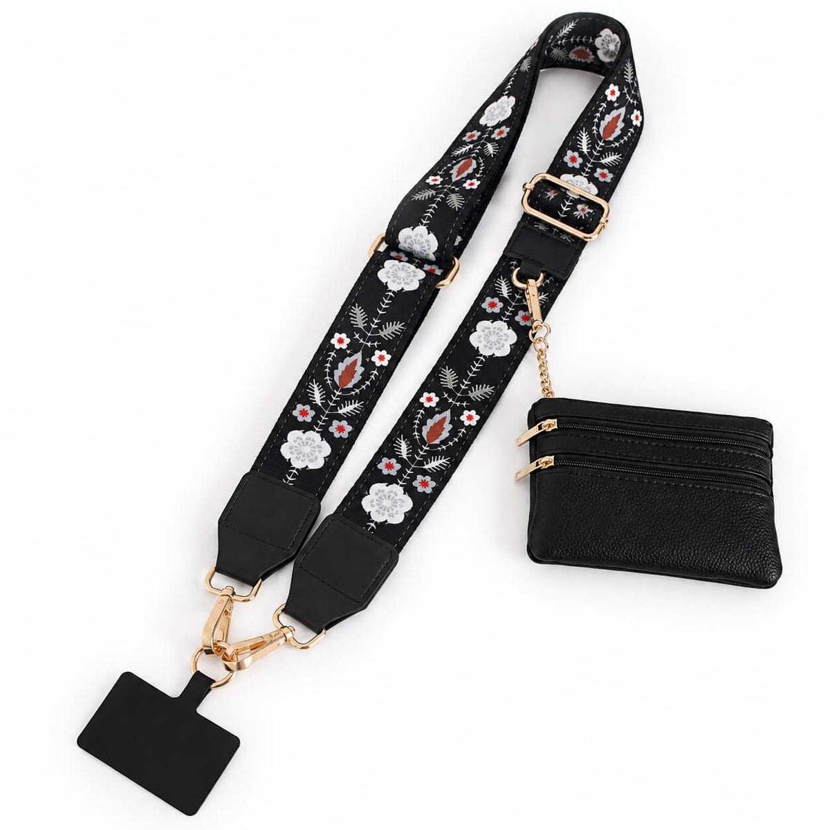 Keep Woven - Patterned Phone Strap & Pouch