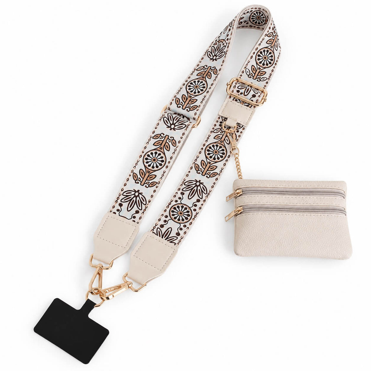 Keep Woven - Patterned Phone Strap & Pouch