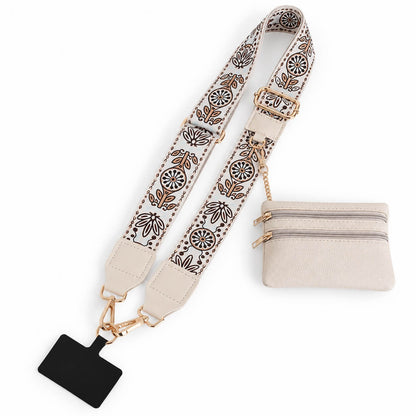 Keep Woven - Patterned Phone Strap & Pouch