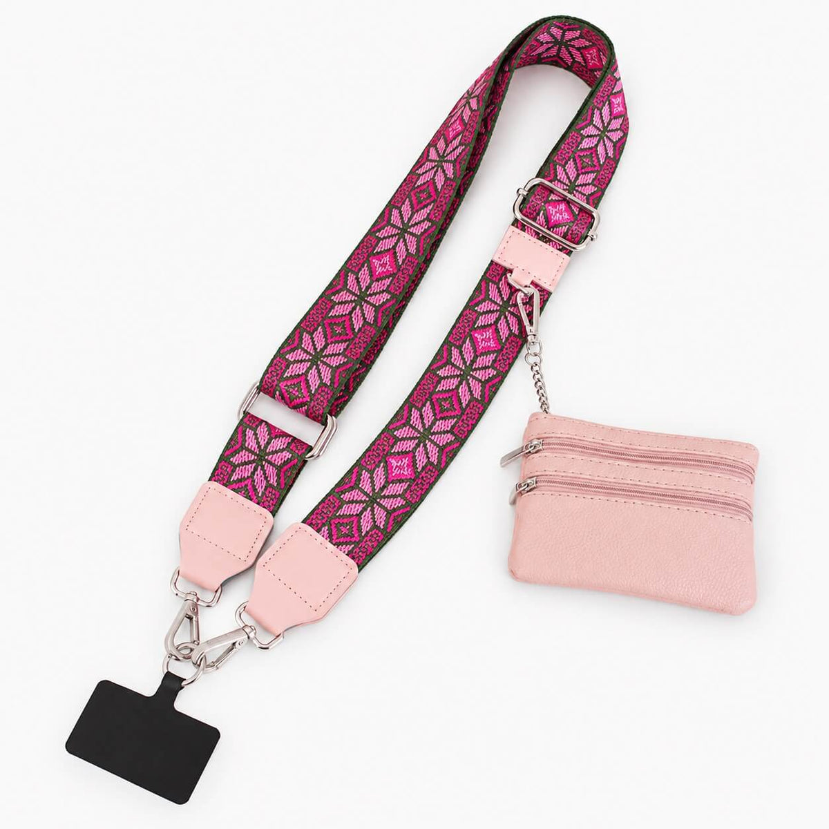 Keep Woven - Patterned Phone Strap & Pouch
