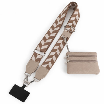 Keep Woven - Patterned Phone Strap & Pouch