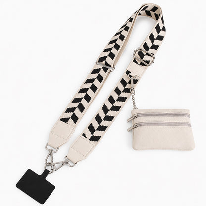 Keep Woven - Patterned Phone Strap & Pouch
