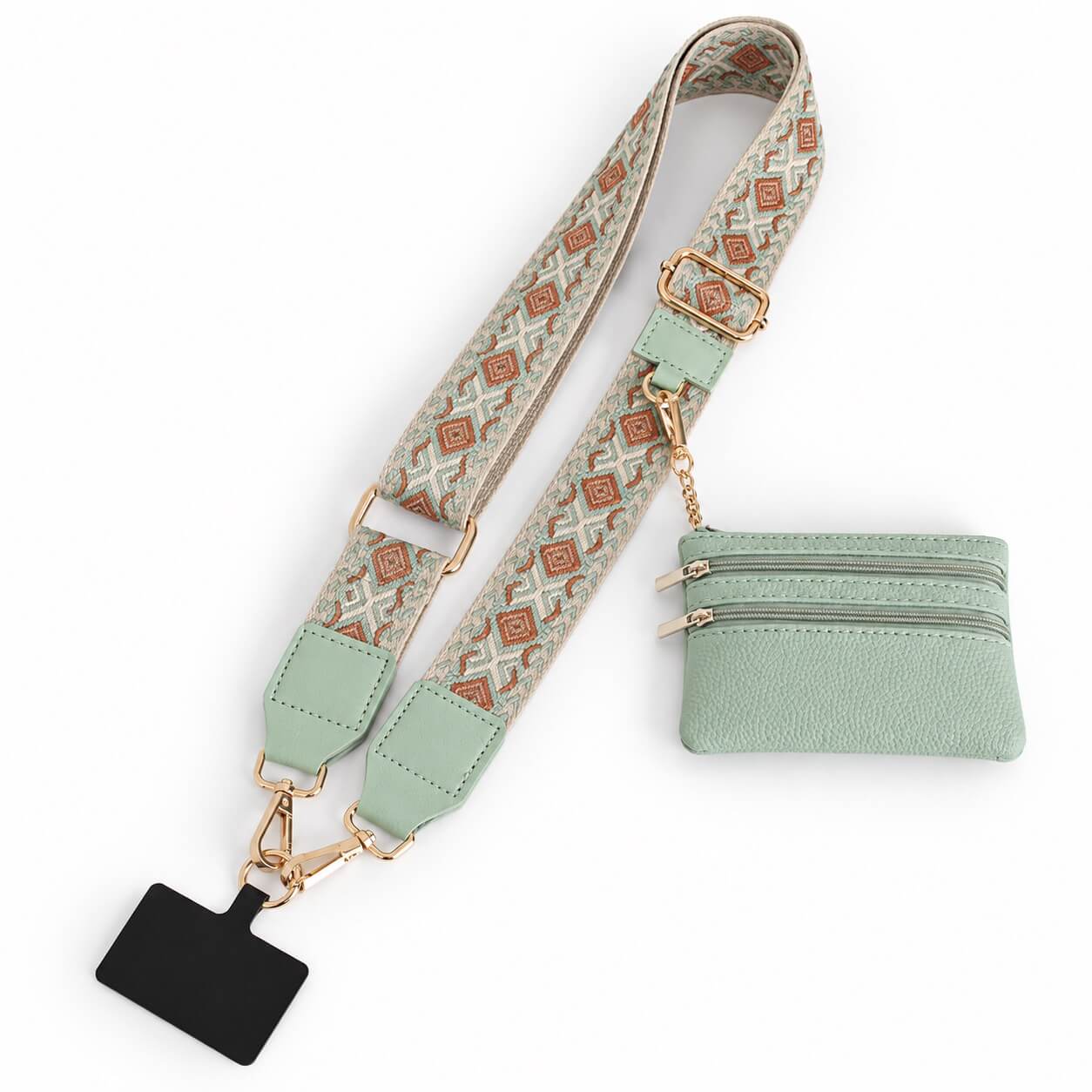 Keep Woven - Patterned Phone Strap & Pouch