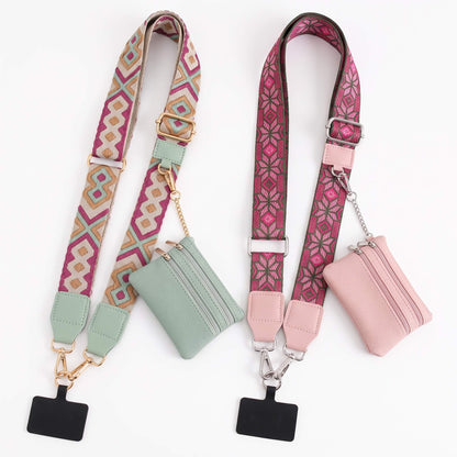 Keep Woven - Patterned Phone Strap & Pouch